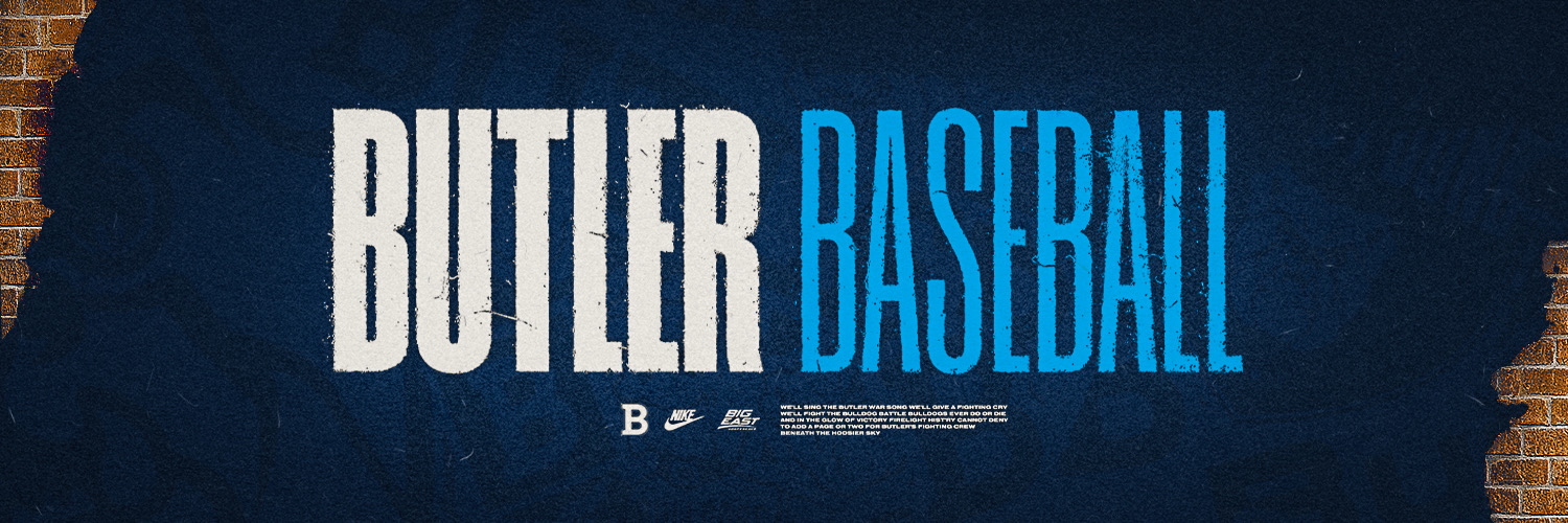 Butler Baseball's banner