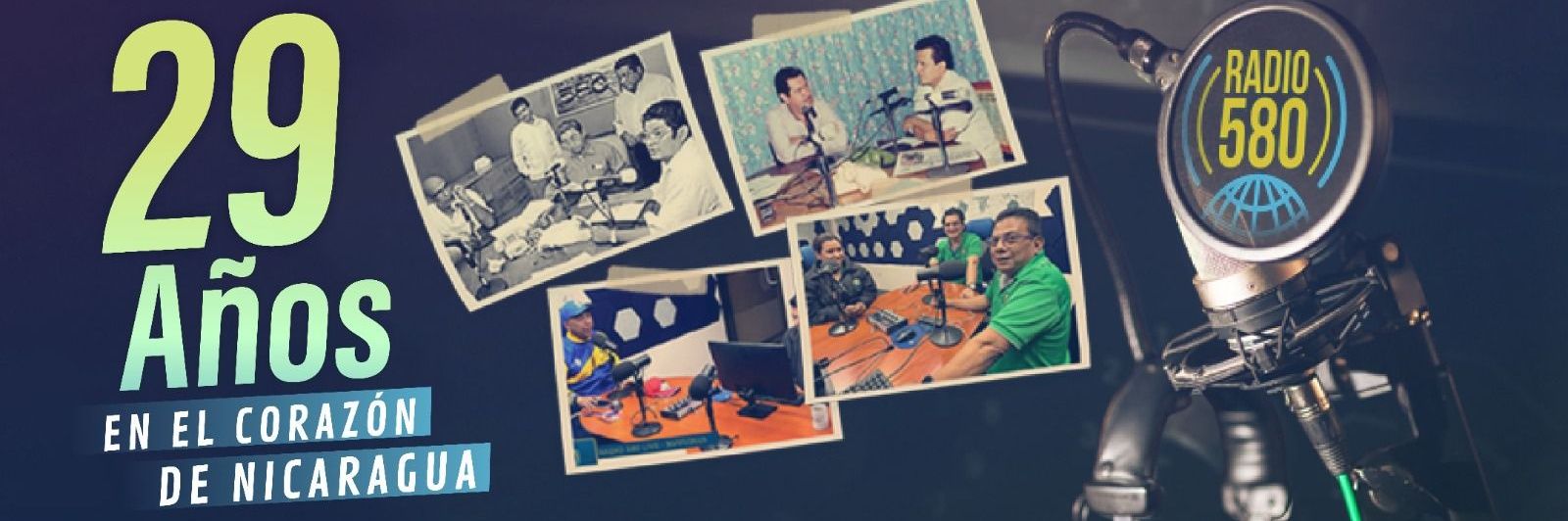 Radio 580 Nicaragua's banner