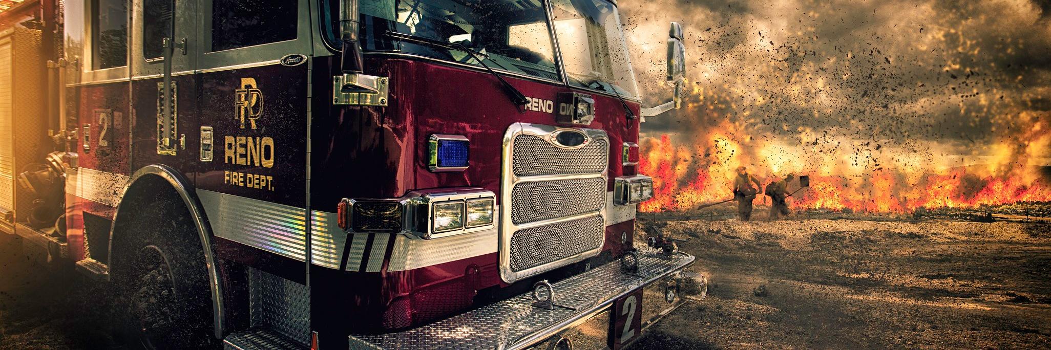 Reno Fire Department's banner