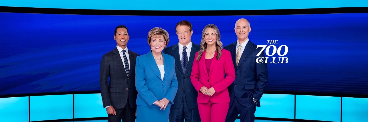 The 700 Club's banner