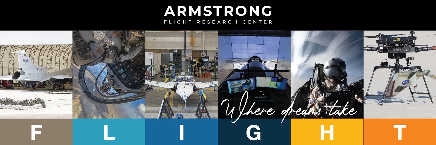 NASA Armstrong's banner