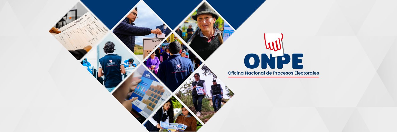 ONPE's banner