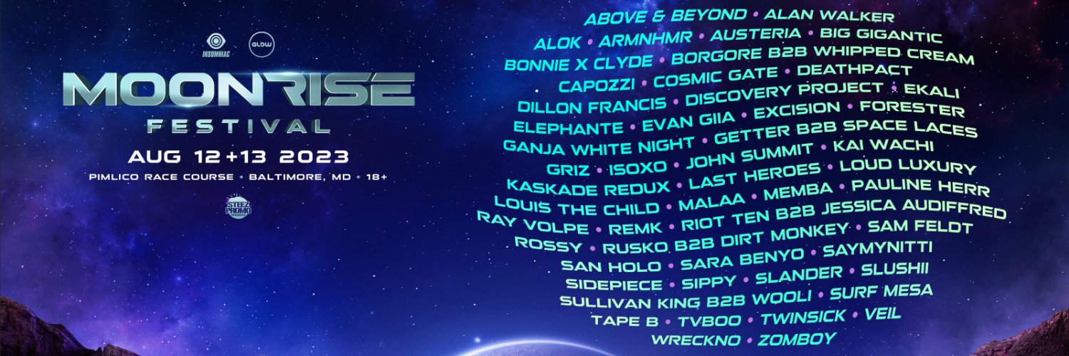 Moonrise Festival's banner
