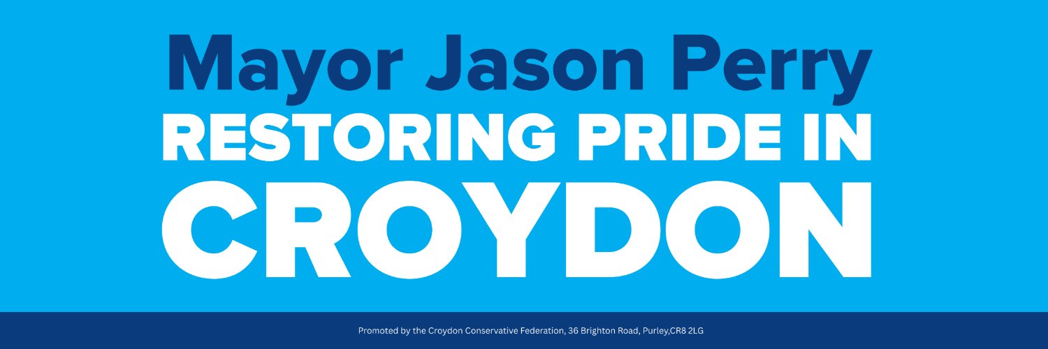 Jason Perry - Mayor of Croydon's banner