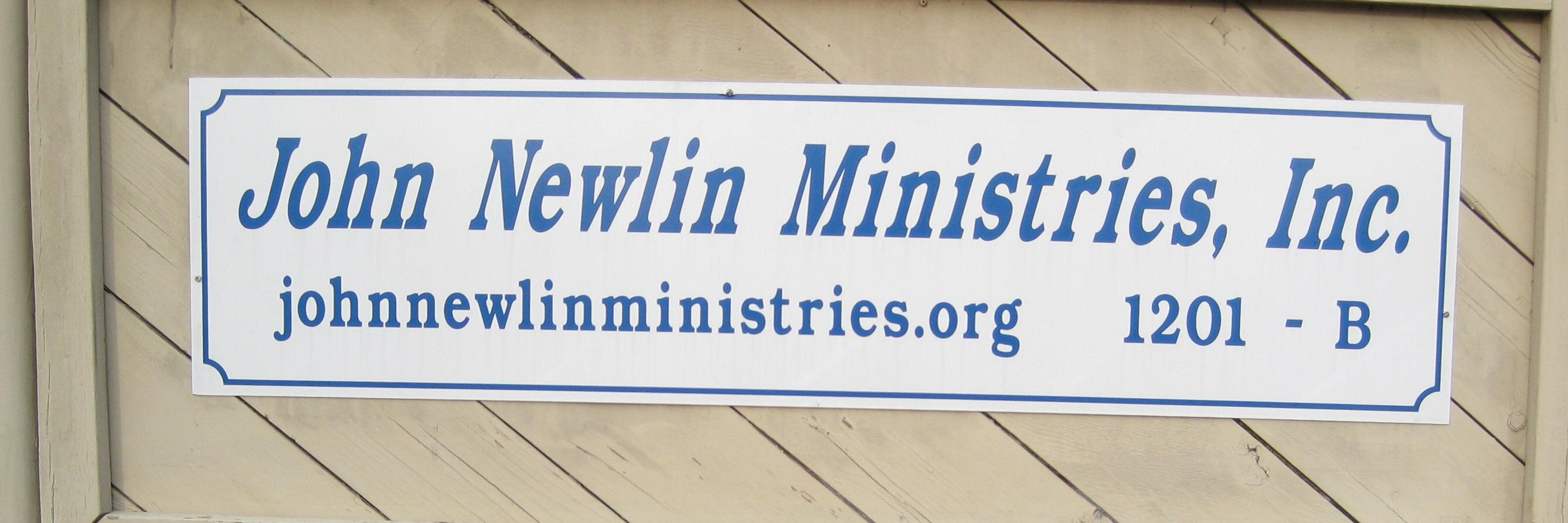 John Newlin's banner