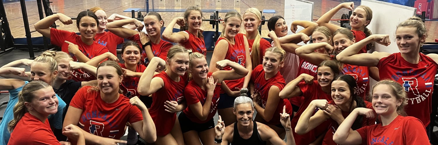 Roncalli Volleyball's banner