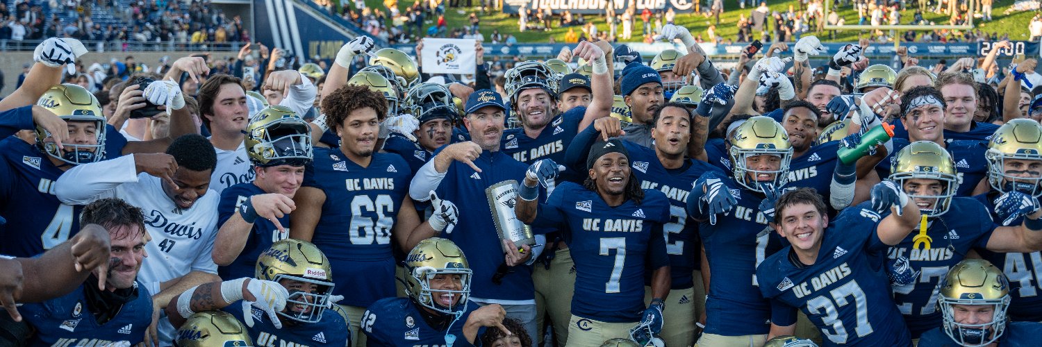 UC Davis Football's banner