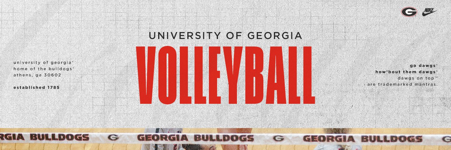 Georgia Volleyball's banner