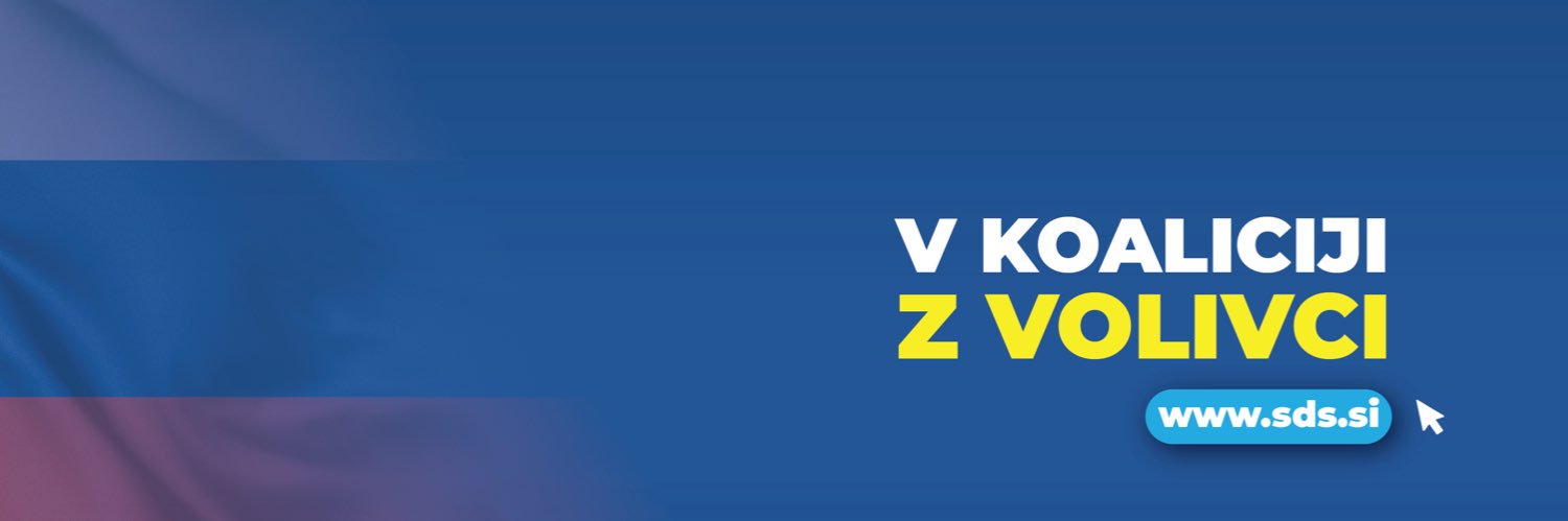 Janez Janša's banner