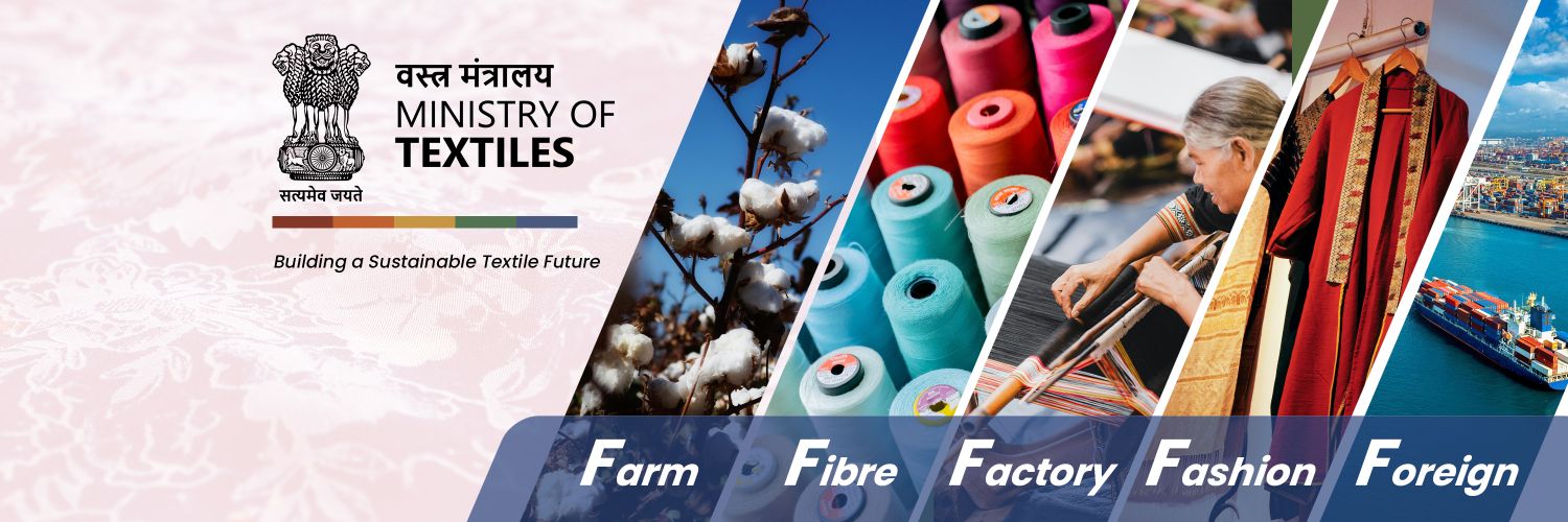 Ministry of Textiles's banner