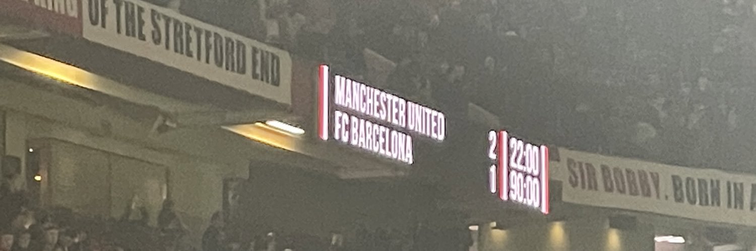 Manchester United 勝利の男神's banner