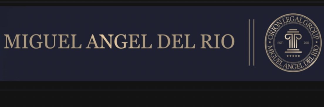 Miguel Angel Del Río Malo's banner