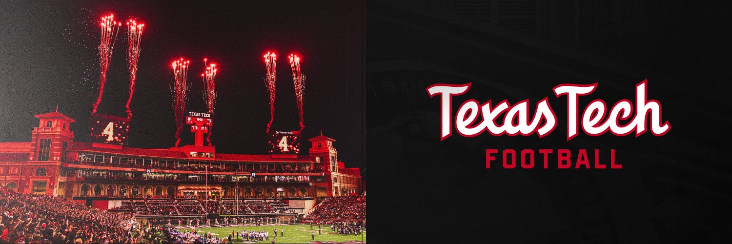 Texas Tech Football's banner