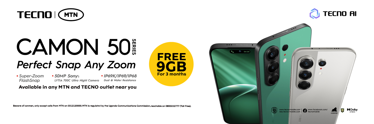TECNO Mobile Uganda's banner