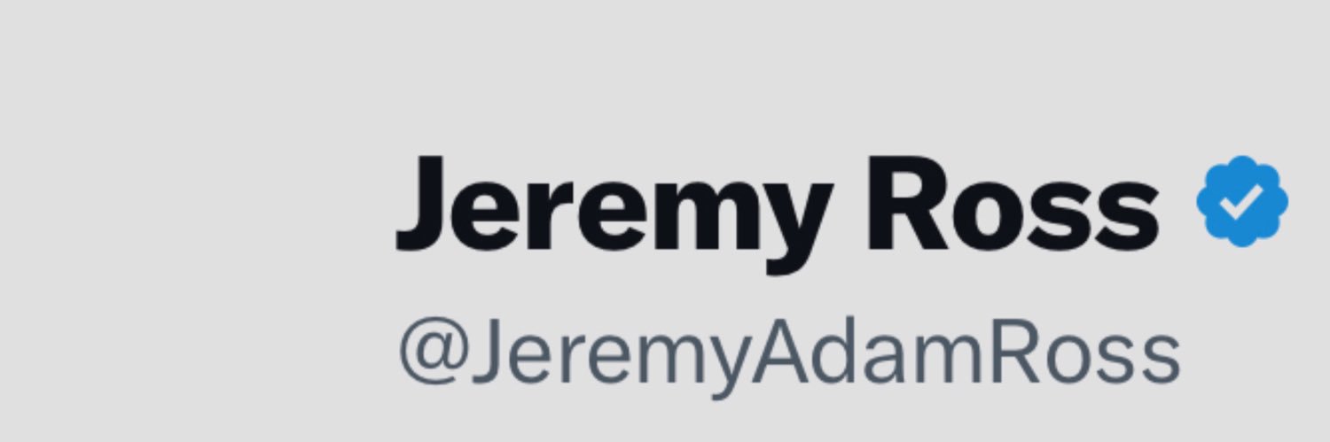 Jeremy Ross's banner