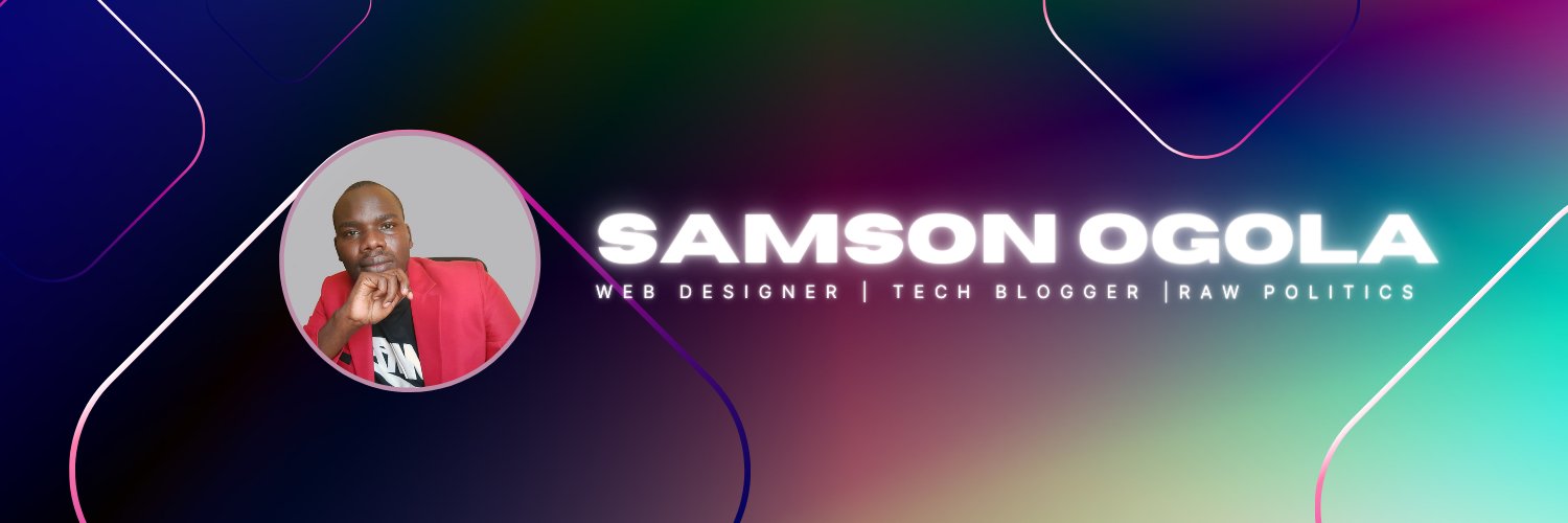 Samson Ogola's banner