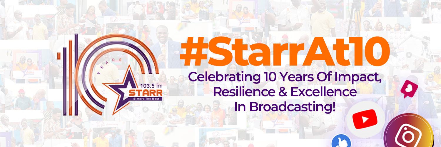 Starr 103.5 FM's banner