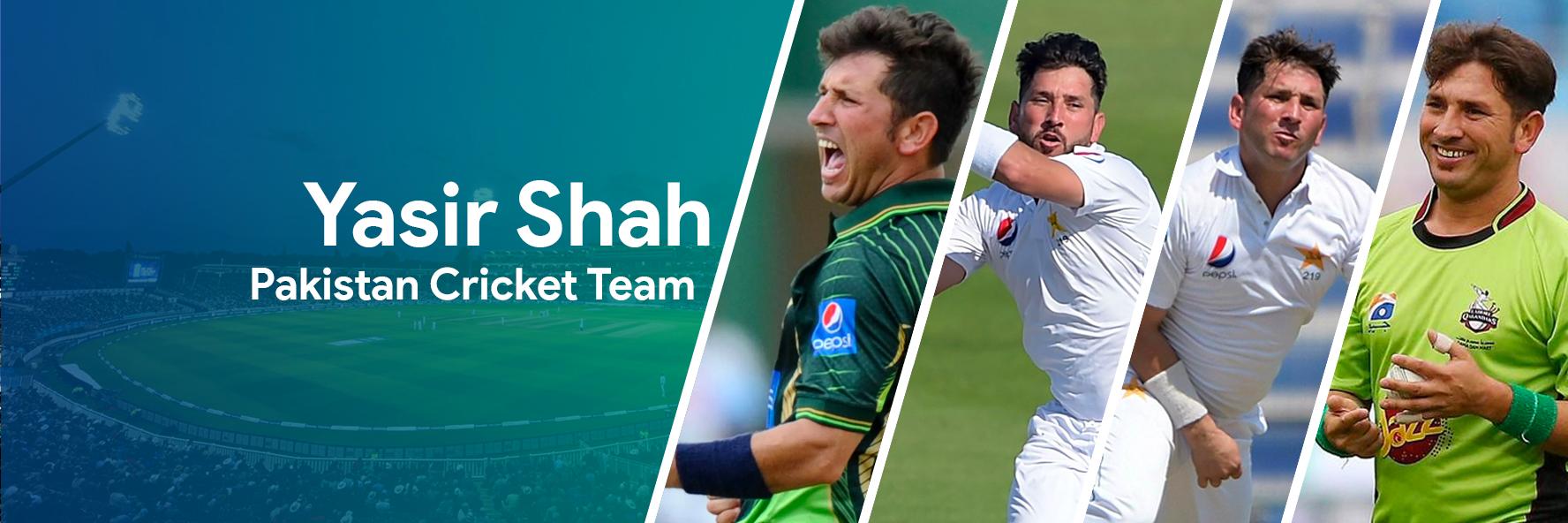 Yasir Shah's banner