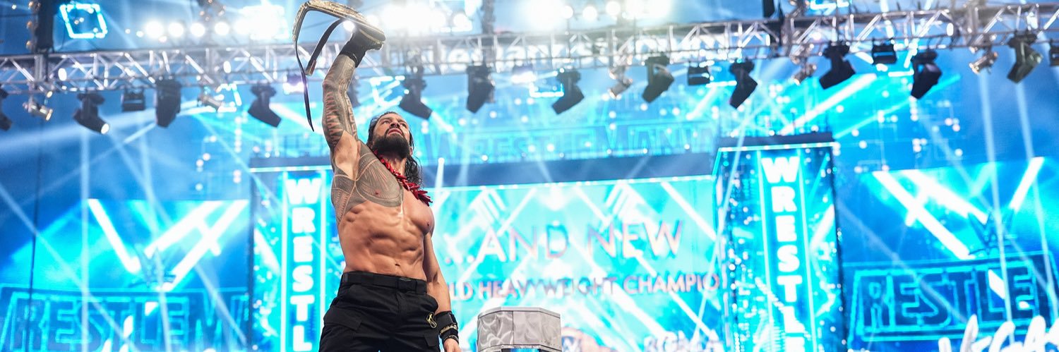 WWE WrestleMania's banner