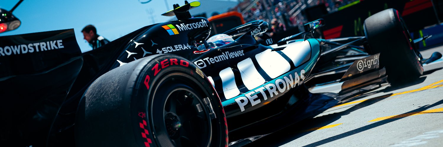 Mercedes-AMG PETRONAS F1 Team's banner
