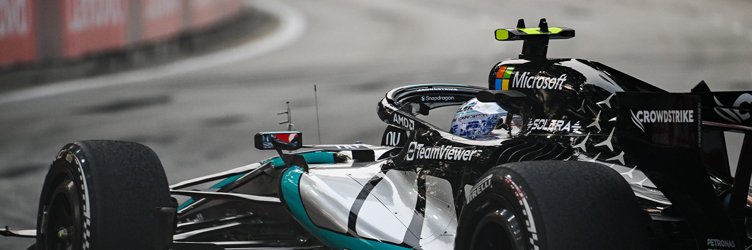 Mercedes-AMG PETRONAS F1 Team's banner