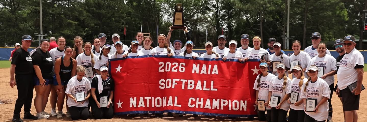 Madonna Softball's banner