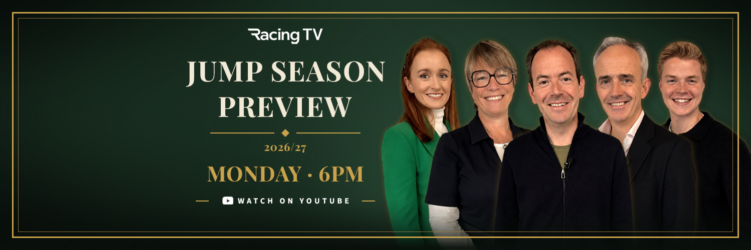 Racing TV's banner