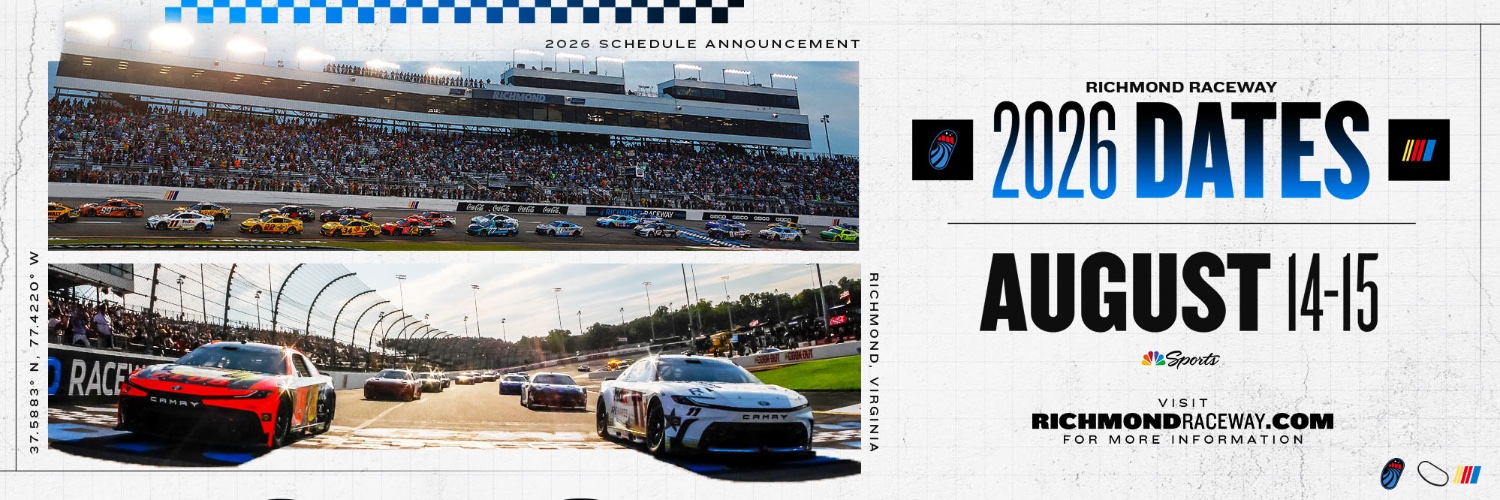 Richmond Raceway's banner