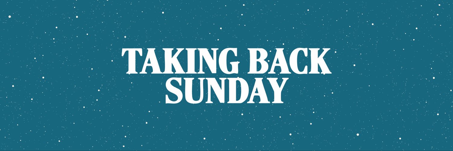 Taking Back Sunday's banner