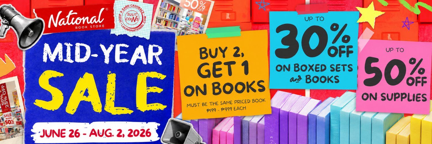 National Book Store's banner