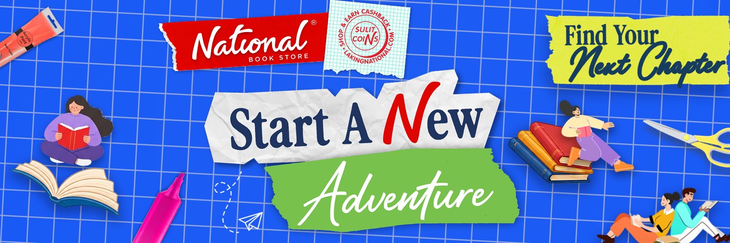 National Book Store's banner