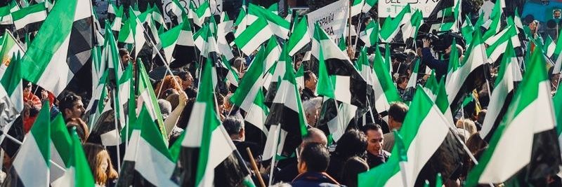 Adrián García's banner