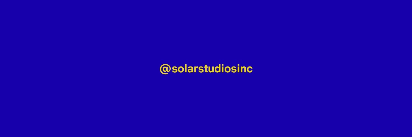 Solar Studios's banner