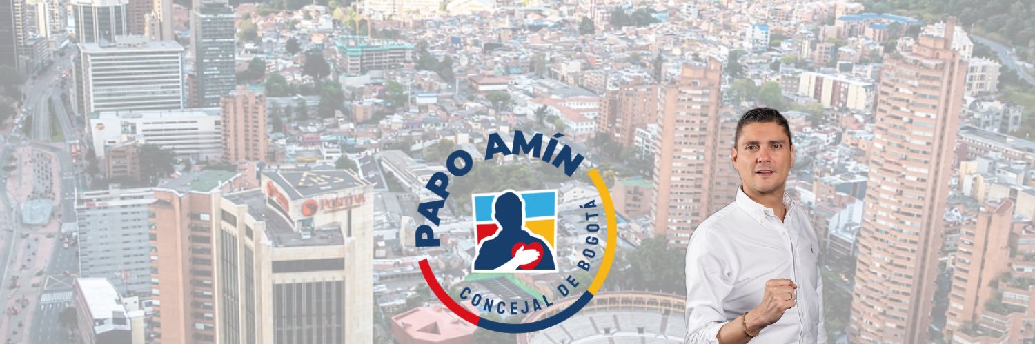 Papo Amin | Presidente Concejo de Bogotá's banner