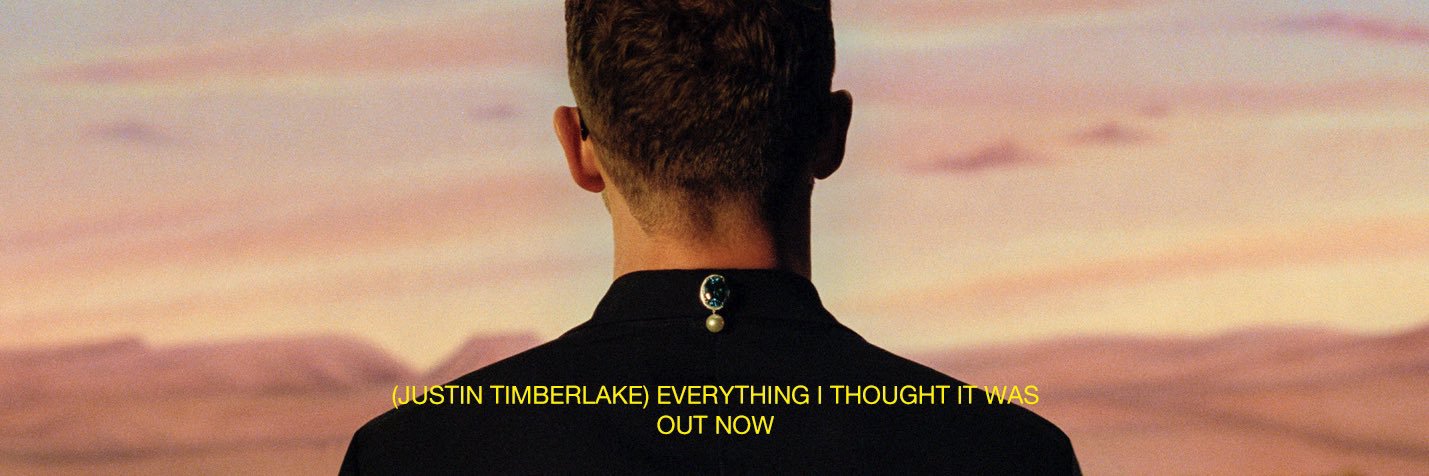 Justin Timberlake's banner
