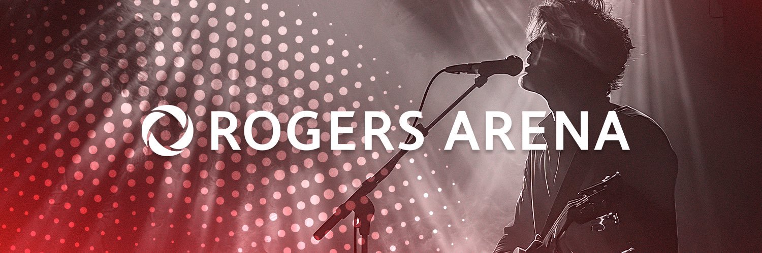 Rogers Arena's banner
