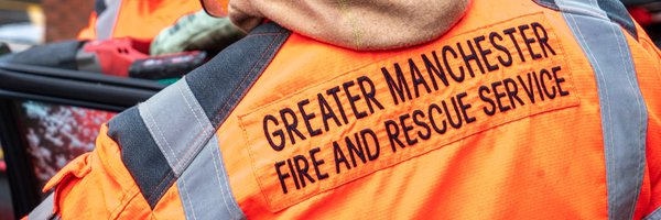 Greater Manchester Fire and Rescue Service's banner