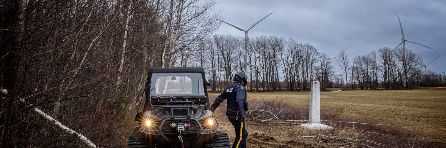 Quebec RCMP's banner