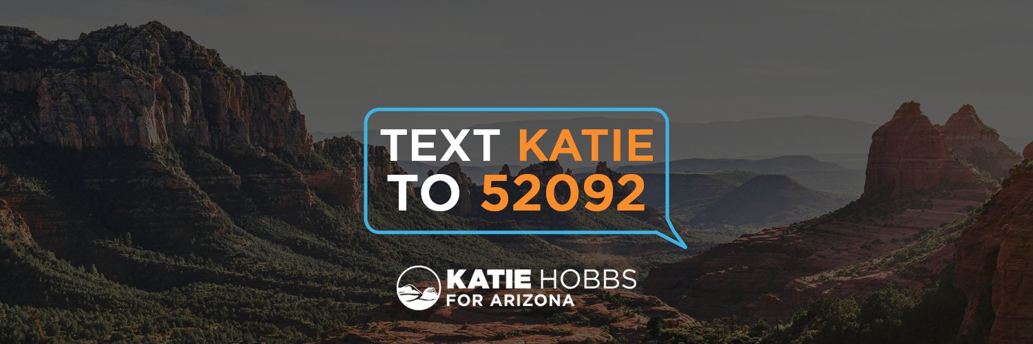Katie Hobbs's banner