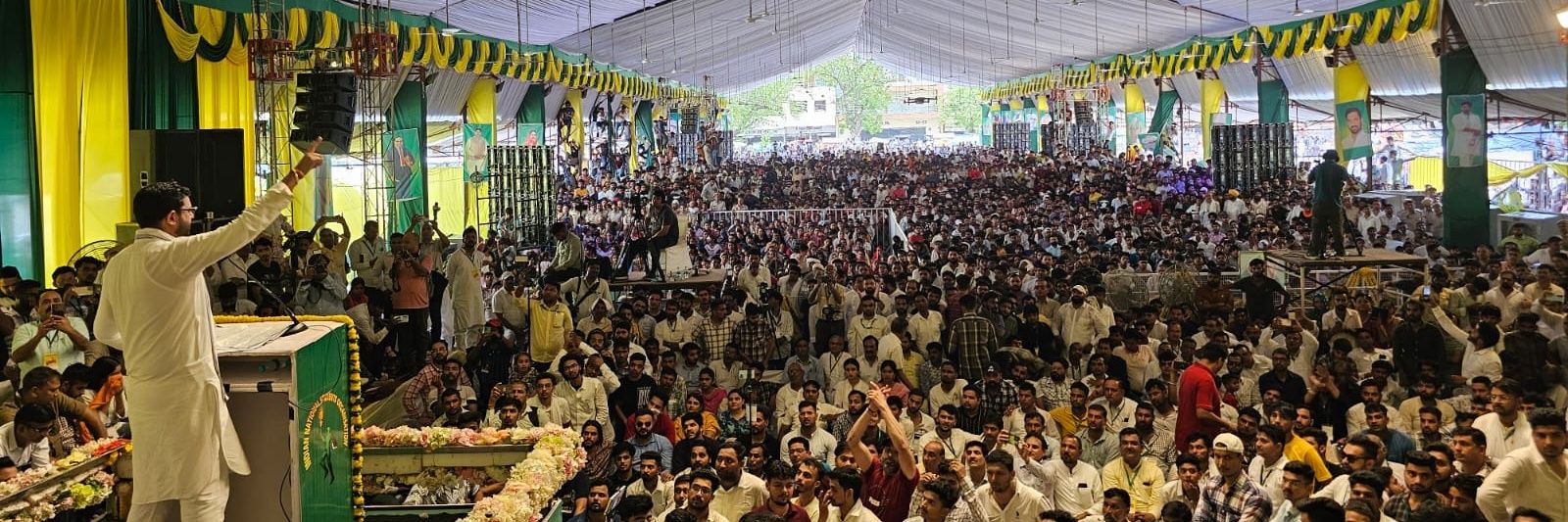 Digvijay Chautala's banner