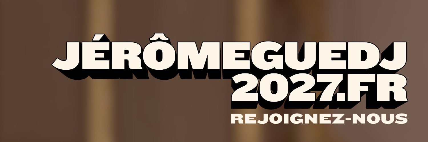 Jérôme Guedj's banner