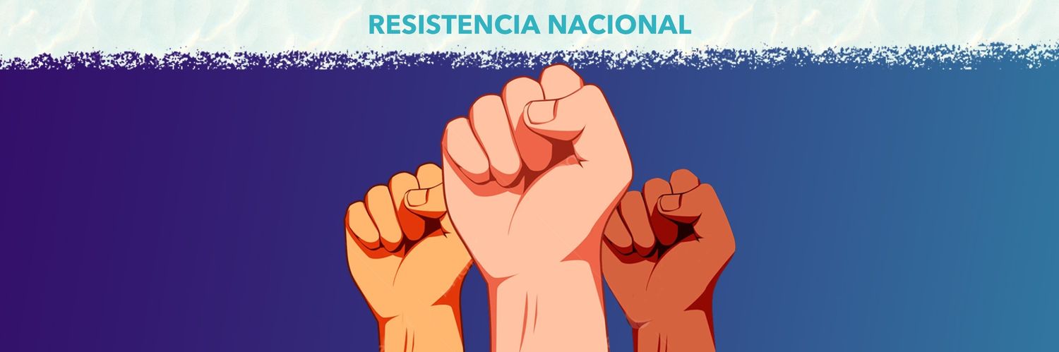 Resistencia Nacional's banner