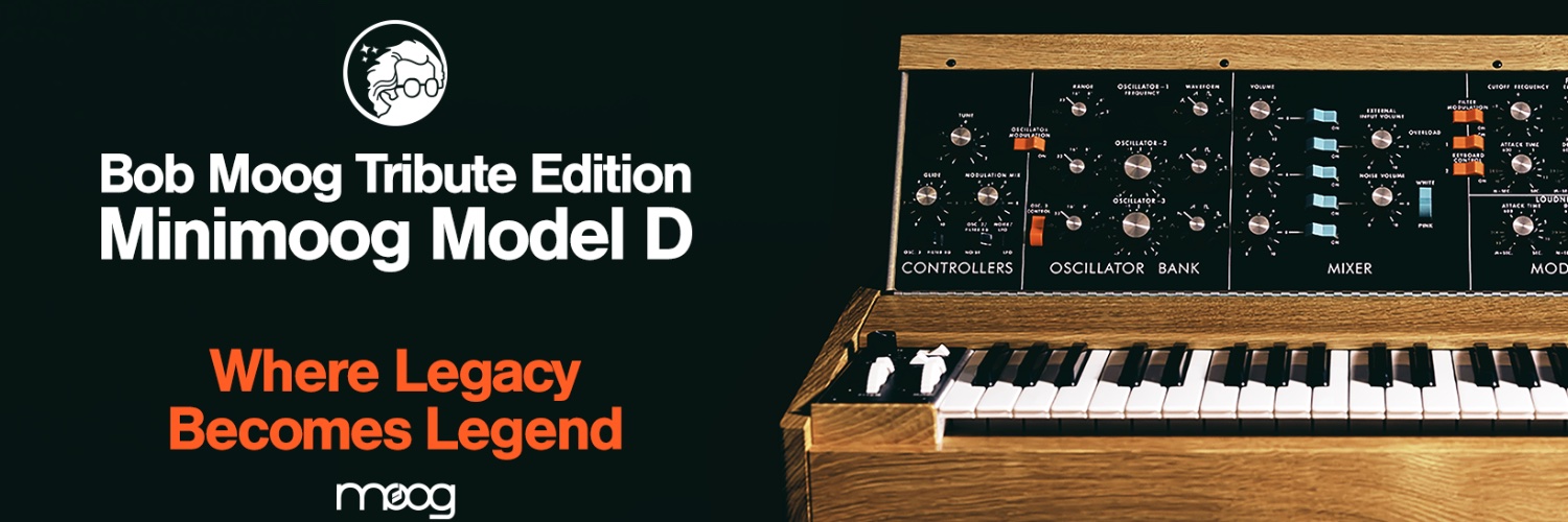 Moog Synthesizers's banner