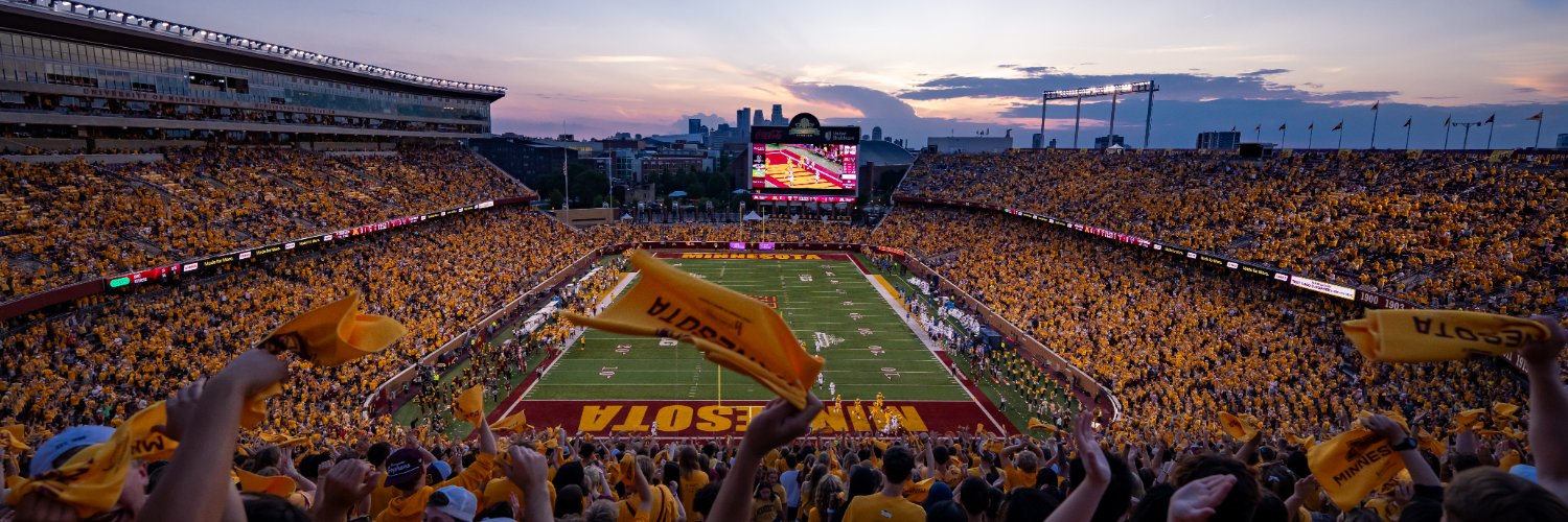 Minnesota Football's banner