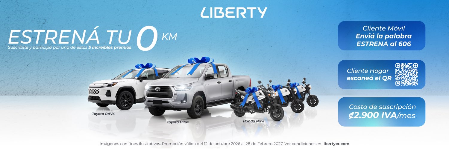 Liberty Costa Rica's banner