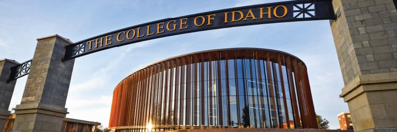 The College of Idaho's banner