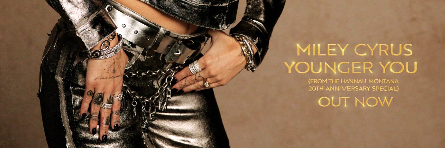 Miley Cyrus's banner