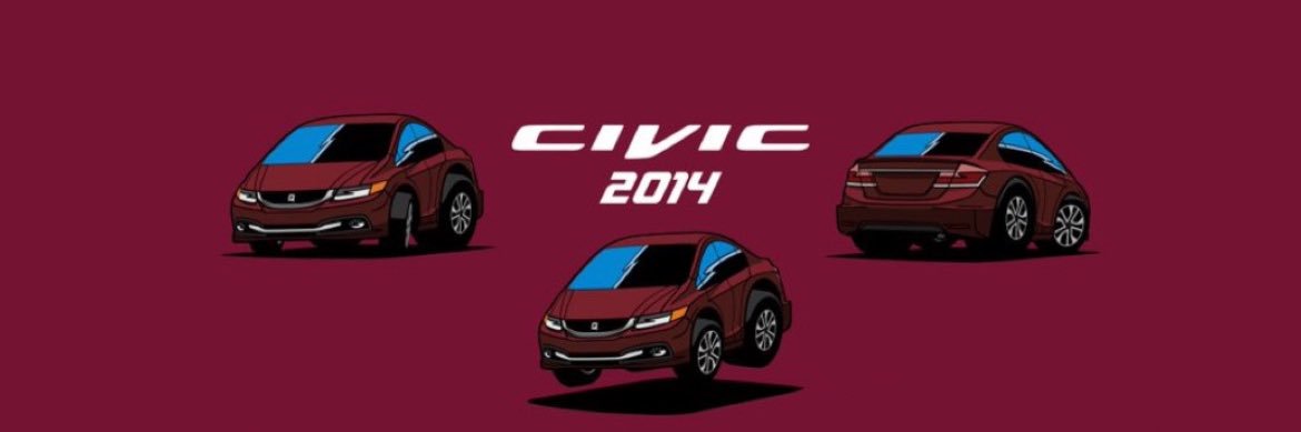2014 HONDA CIVIC's banner