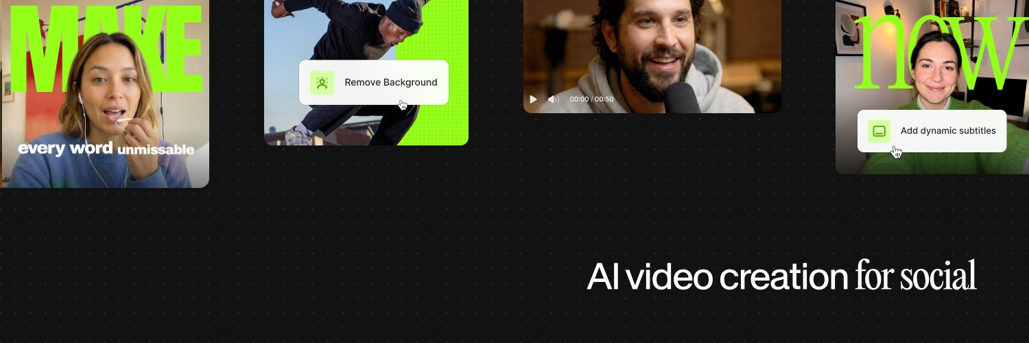 VEED | AI Video Creation's banner