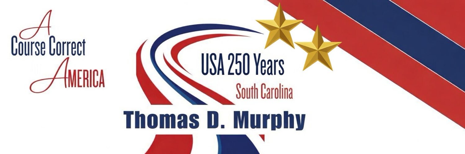 Thomas D Murphy former US Senate candidate, SC (R)'s banner